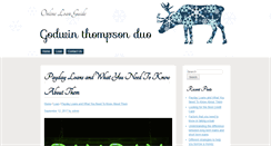 Desktop Screenshot of godwinthompsonduo.com